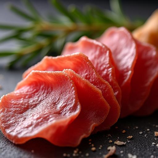 Luftgetrocknetes Bündnerfleisch, fein aufgeschnitten