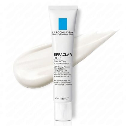 لاروش بوزيه إيفاكلار دو (+) - كريم علاجي مزدوج الفعالية للبشرة الدهنية - 40 مل