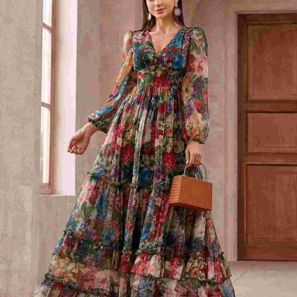 فستان فلورا ماكسي