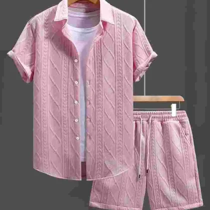 طقم رياضي رجالي كاجوال (توب وشورت) – الراحة والأداء في تصميم واحد